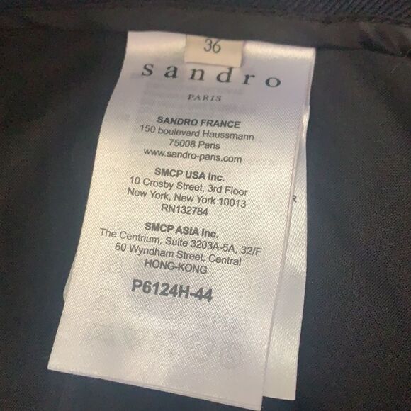 SANDRO Paris Dress Straight Leg Paints - Picture 6 of 11